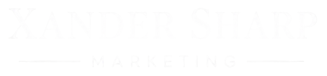Xander Sharp Marketing Logo white